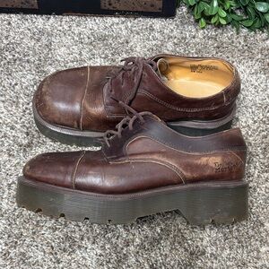 90’s Vintage Dr. Martens 8639 Platform Size 7 Made In England